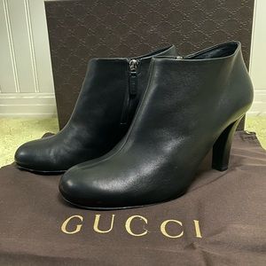 GUCCI 3” heel ankle boots
